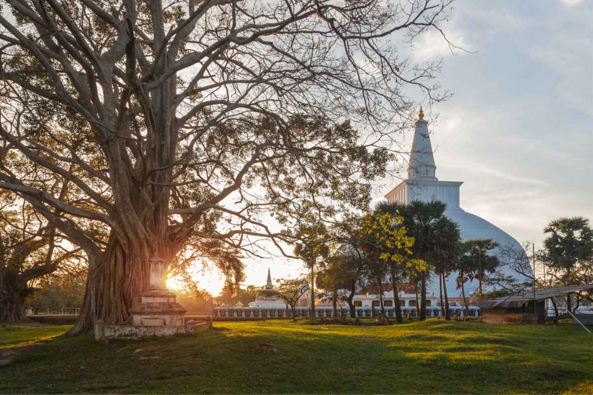 Ruwanweliseya è uno dei luoghi da visitare ad Anuradhapura