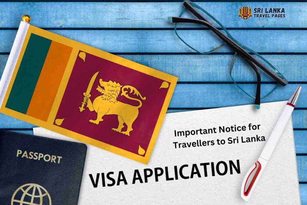 Important Notice for Travellers to Sri Lanka: Visa Portal Suspension