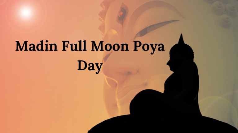 Día de Poya de luna llena de Madin